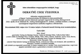 Ormayné Cser Veronika