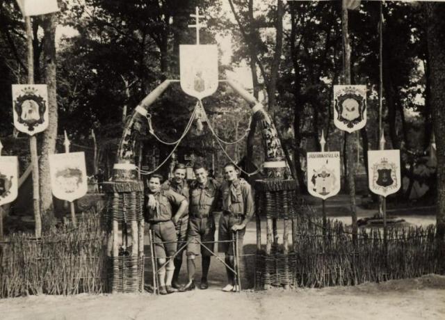 Magyar cserkészek a világtalálkozón 1933-ban