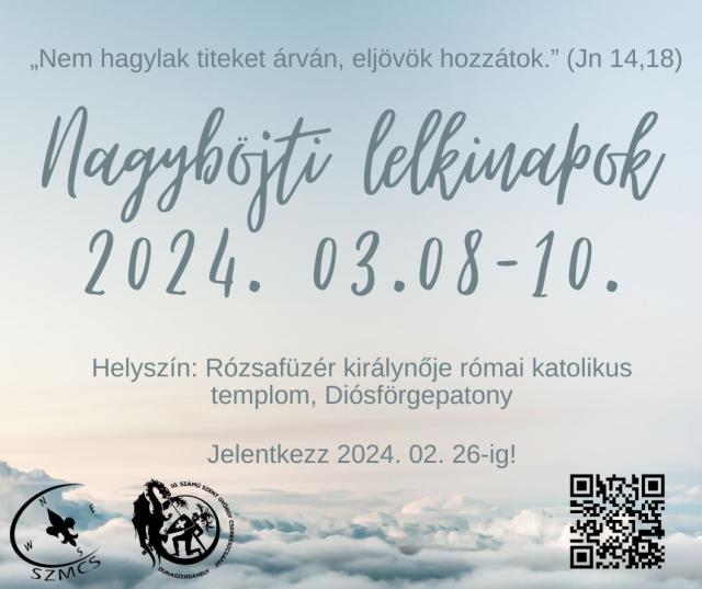 Szövetségi nagyböjti lelkinapok 2024